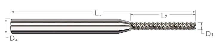 Variable Helix End Mills for Aluminum Alloys-Finishers-Square