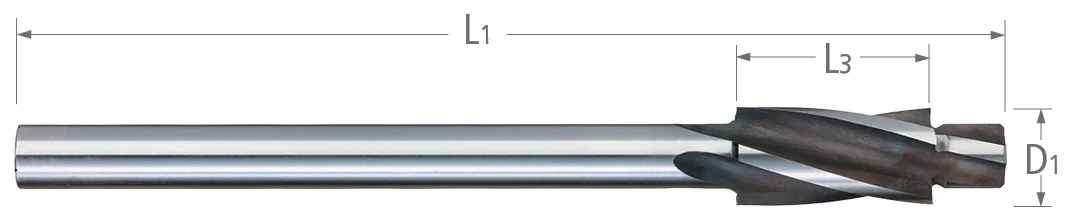 Reamers-High Speed Steel-Capscrew Counterbores