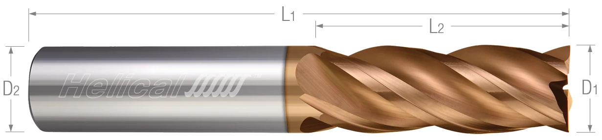 4 Flute-Square-Variable Pitch (Tplus)