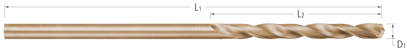 Drills-Cobalt-Aircraft Extension Drills-135° Split Point