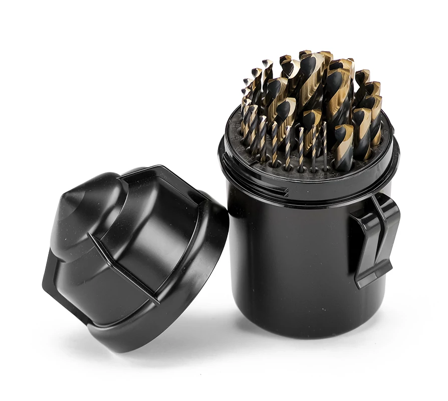 Black & Decker Drill Bit Set 15557 - Gold Ferrous Oxide Finish - High-Speed  Steel