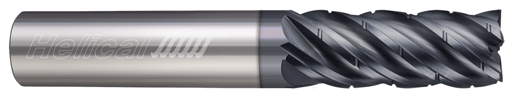  3 Flute - Corner Radius - 35° Helix - Variable Pitch - Chipbreaker - Coolant Through