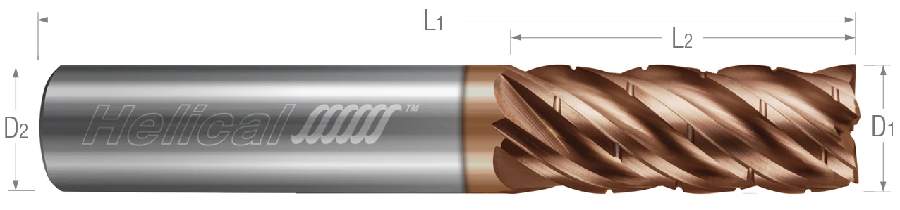 5 Flute-Square-Variable Pitch-Chipbreaker