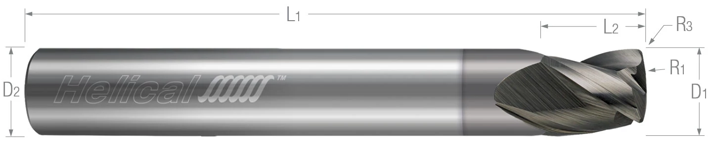 Multi-Axis Finishers-3 Flute-Lens Form