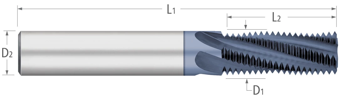 Thread Mills-Multi-Form-NPTF Pipe Threads