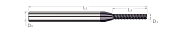Variable Helix End Mills for High Temp Alloys-Finishers-Square