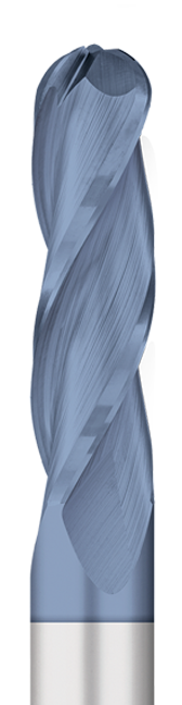 1/4" Carbide Ball End Mill – 2 Flute, YG1 E5I02016, 1/4" Shank For General Milling