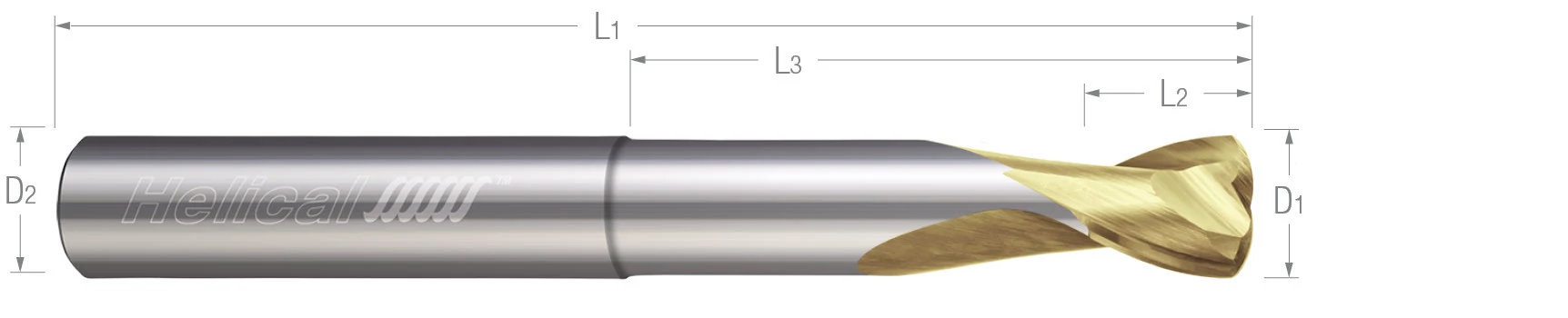High Feed End Mills-Aluminum-Reduced Neck