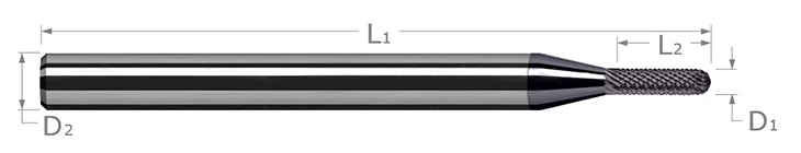 Miniature End Mills-Ball-Deburring End Mill