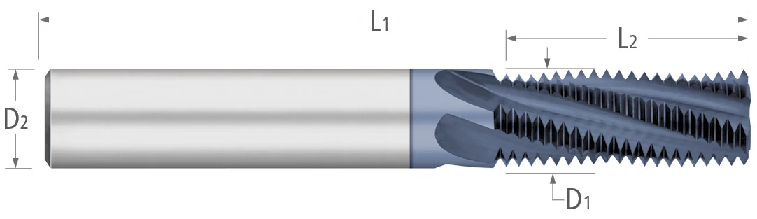 Thread Mills-Multi-Form-NPT Pipe Threads