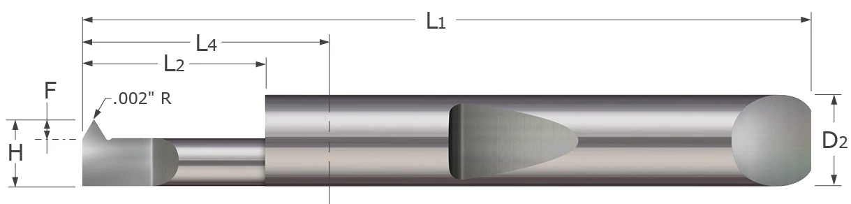 Quick Change-Threading Tools-UN Threads-Single Point-Left Hand