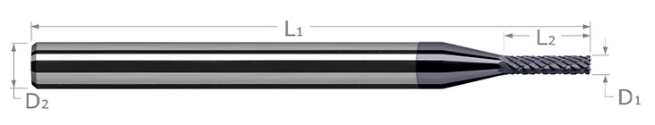 Miniature End Mills-Square-Deburring End Mill