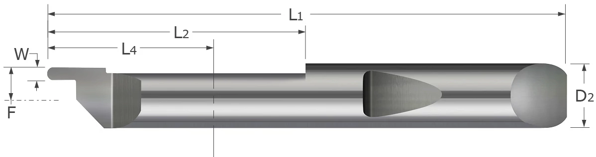 Quick Change-Grooving Tools-Face Grooving-Internal Tooth-Full Radius