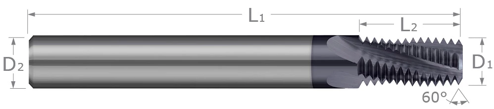 Thread Milling Cutters-Multi-Form-N.P.T.F. Threads