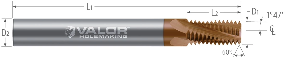 Thread Maker Npt Thread Mills-Multi-Form-NPT Threads