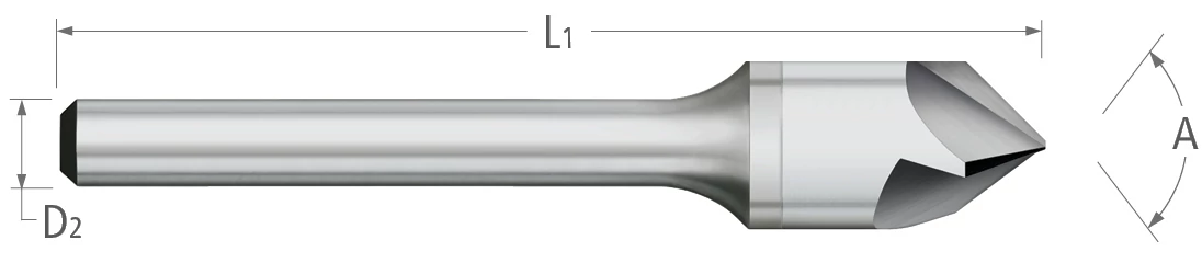 Countersinks-Carbide-3 Flute