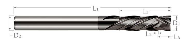End Mills for Composites - Compression Cutter