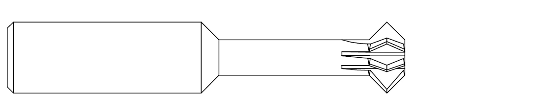 Double Angle Shank Cutters