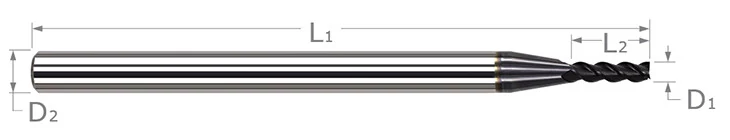 Variable Helix End Mills for High Temp Alloys-Square