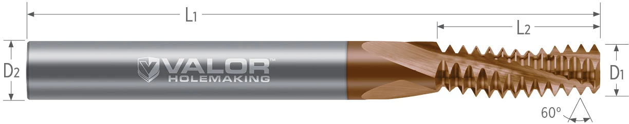 Thread Mills-Multi-Form-UN Threads-Hardened Steels