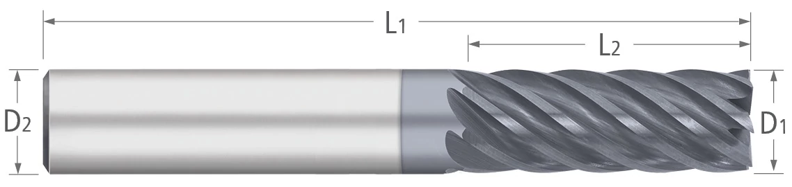 VI-PRO Variable Index End Mills-7 Flute-Square