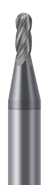 Miniature Diamond Coated End Mills-Ball