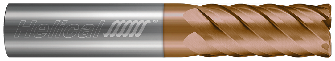 3 Flute - Corner Radius - 35° Helix - Variable Pitch - Chipbreaker - Coolant Through