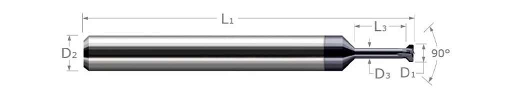 Carbide Thread Relief Cutters for Undercuts