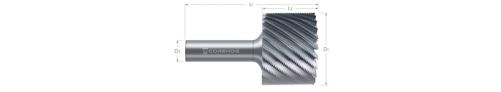 Roughing Core Tools-CoreHoggers-Square-Reduced Shank
