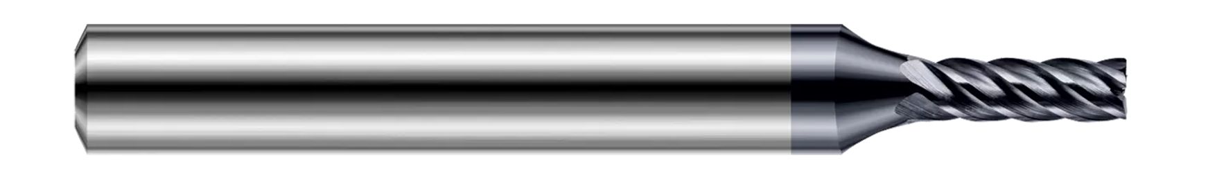 End Mills for Hardened Steels-Corner Radius-For Steels Up to 55 Rc