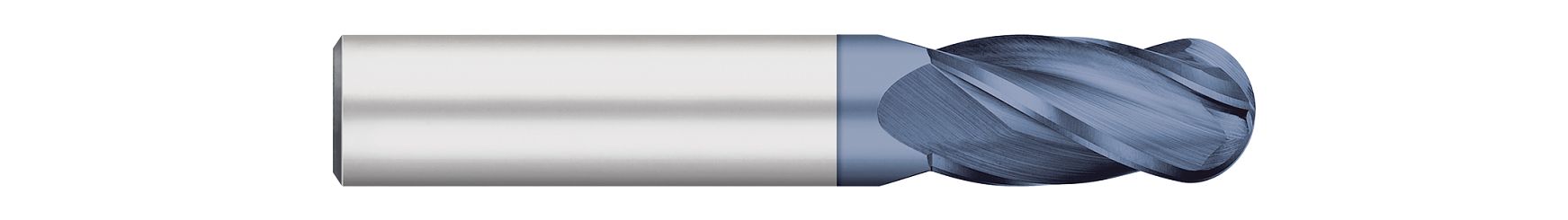  Carbide-4 Flute-Ball-30° Helix