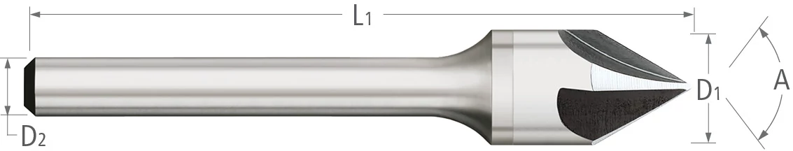 Countersinks-Carbide-4 Flute