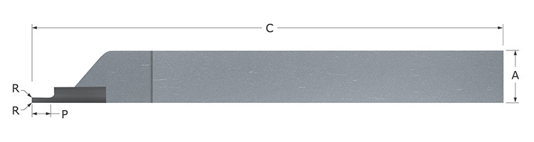 Brazed-Grooving Tools-GS Style-Square