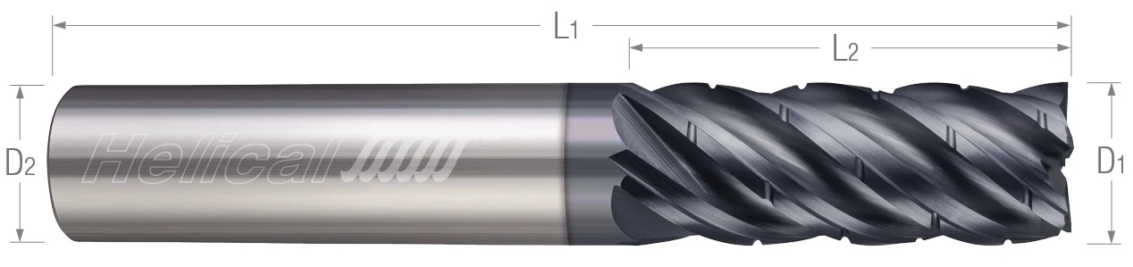5 Flute-Square-Variable Pitch-Chipbreaker (Aplus)