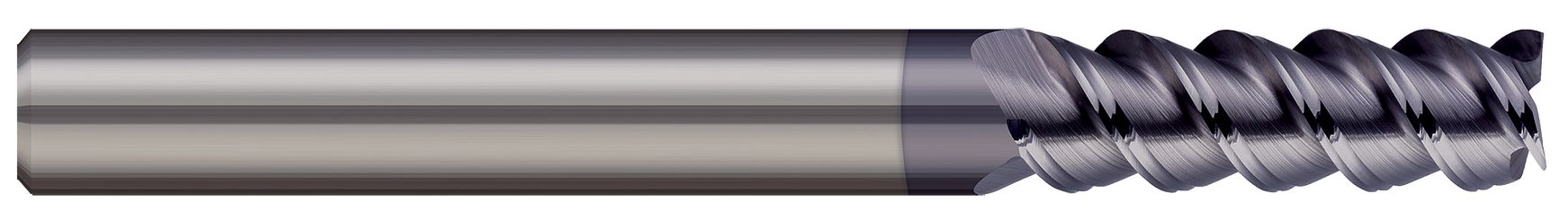 End Mills for Steels & High Temperature Alloys-Square-3 & 4 Flute 