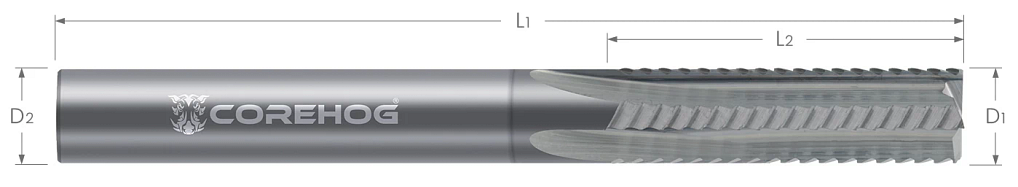 CFRP Routers-Compression Style