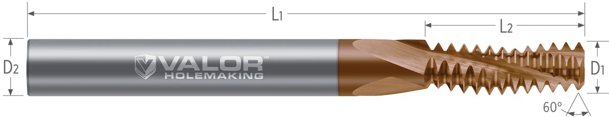 Thread Mills-Multi-Form-Metric Threads