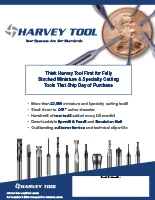 Harvey Tool Flyer About Harvey Tool