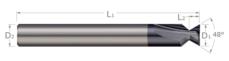 Dovetail Cutters-Parker Hannifin O-Ring Dovetail Cutters WITHOUT Drop Hole Allowance