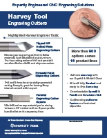 Harvey Tool Flyer Engraving Cutters