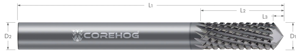 CFRP Routers-Drill Point Style-Upcut