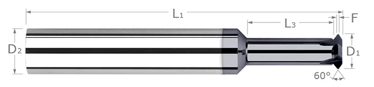 Thread Milling Cutters-Single Form-Metric-For Hardened Steels