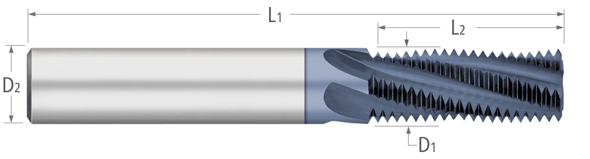 Thread Mills-Multi-Form-NPS Pipe Threads
