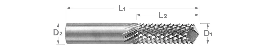 Composite Routers-Drill Point