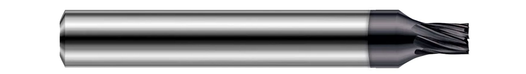 End Mills for Hardened Steels-Square-For Steels 45-68 Rc