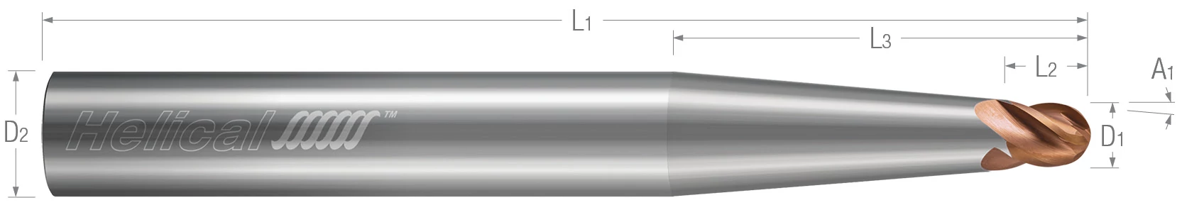 Contour Finishers-4 Flute-Ball-Tapered Neck