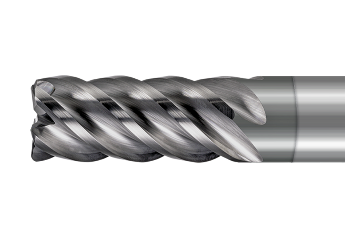 Colton Carbide End Mill – 4 Flute Square Stub, Coated, 1/4 DIA X 1/2 LOC X 2 OAL (61111)