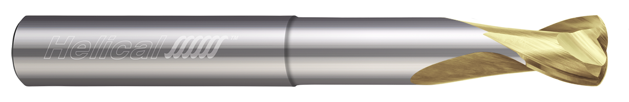 3.000 mm Cutter DIA x 6.000 mm Shank DIA x 0.240 mm Radius x 3.000 mm Length of Cut x 63.000 mm Overall Length x 12.000 mm Reach Carbide High Feed End Mill, 2 Flutes, ZPLUS Coated - (MHFAL-RN-040-20300)
