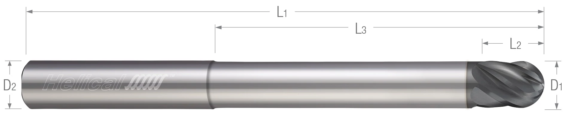 6 Flute-Ball-Variable Pitch-Reduced Neck-For HEM