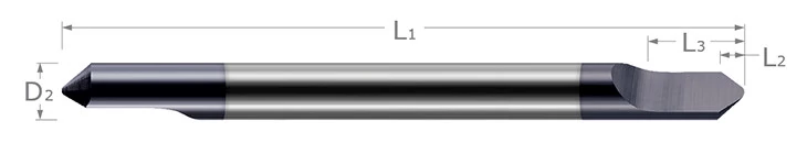 Engraving Cutters-Tip Radius-Double-Ended